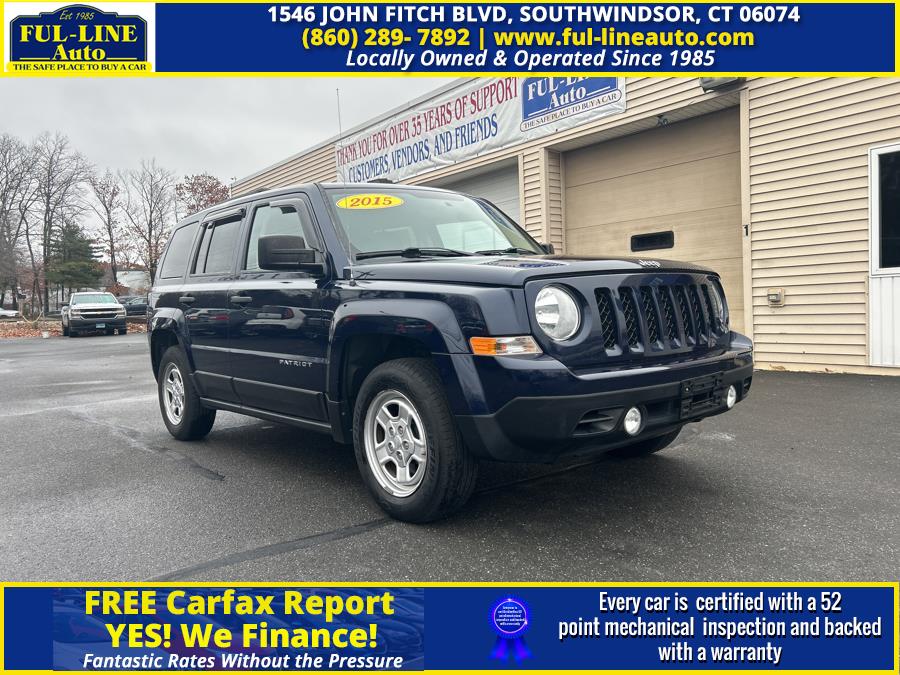 Used 2015 Jeep Patriot in South Windsor , Connecticut | Ful-line Auto LLC. South Windsor , Connecticut