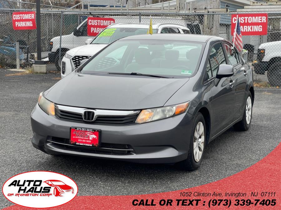 Used 2012 Honda Civic Sdn in Irvington , New Jersey | Auto Haus of Irvington Corp. Irvington , New Jersey