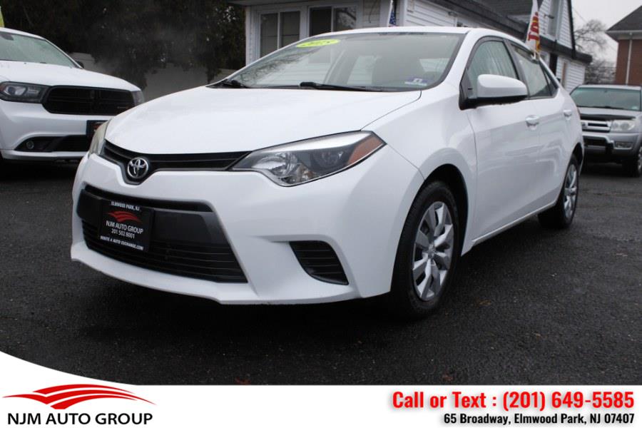 2015 Toyota Corolla 4dr Sdn CVT LE (Natl), available for sale in Elmwood Park, New Jersey | NJM Auto Group. Elmwood Park, New Jersey 2015 Toyota Corolla 4dr Sdn CVT LE (Natl), available for sale in Elmwood Park, New Jersey | NJM Auto Group. Elmwood Park, New Jersey