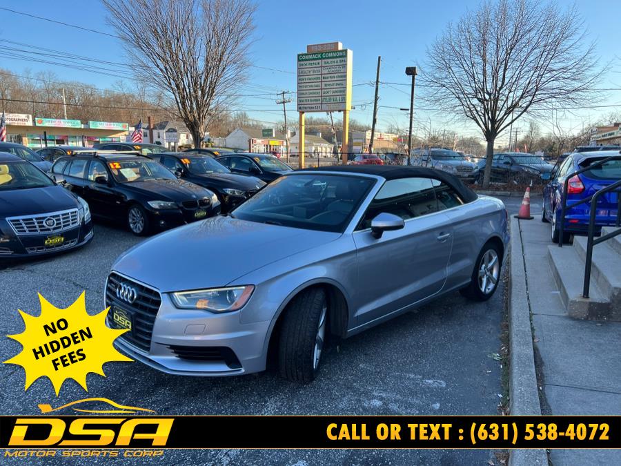 2015 Audi A3 2dr Cabriolet quattro 2.0T Premium, available for sale in Commack, New York | DSA Motor Sports Corp. Commack, New York 2015 Audi A3 2dr Cabriolet quattro 2.0T Premium, available for sale in Commack, New York | DSA Motor Sports Corp. Commack, New York