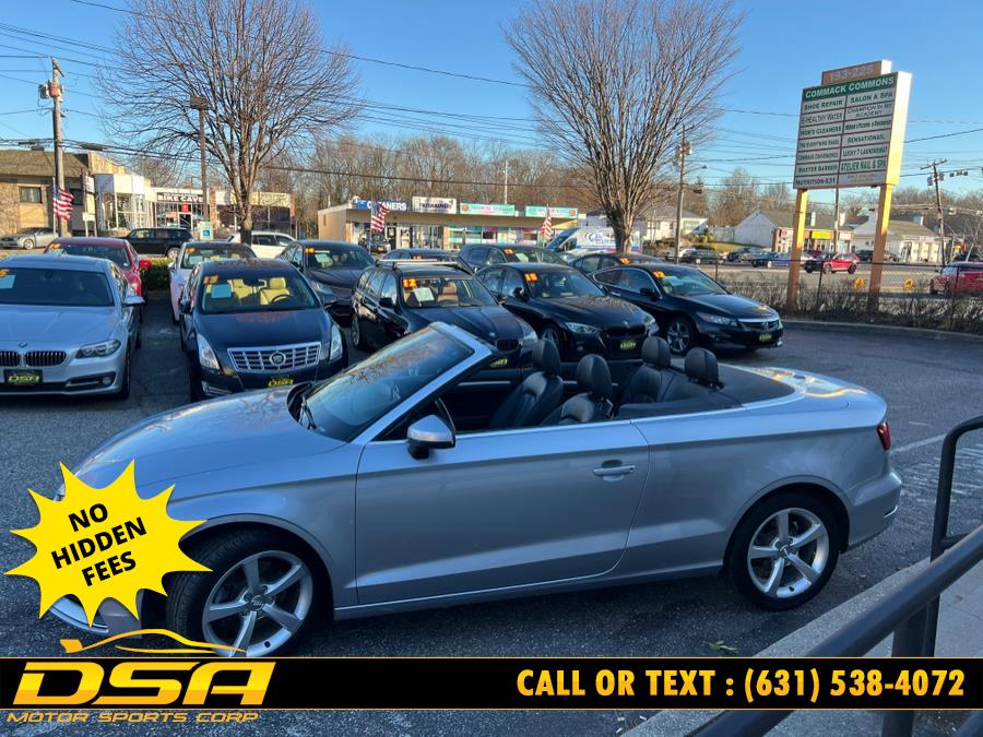 2015 Audi A3 2dr Cabriolet quattro 2.0T Premium, available for sale in Commack, New York | DSA Motor Sports Corp. Commack, New York 2015 Audi A3 2dr Cabriolet quattro 2.0T Premium, available for sale in Commack, New York | DSA Motor Sports Corp. Commack, New York