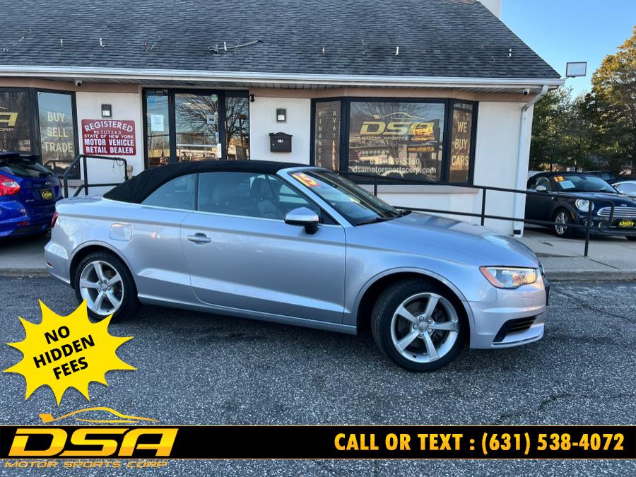 2015 Audi A3 2dr Cabriolet quattro 2.0T Premium, available for sale in Commack, New York | DSA Motor Sports Corp. Commack, New York 2015 Audi A3 2dr Cabriolet quattro 2.0T Premium, available for sale in Commack, New York | DSA Motor Sports Corp. Commack, New York