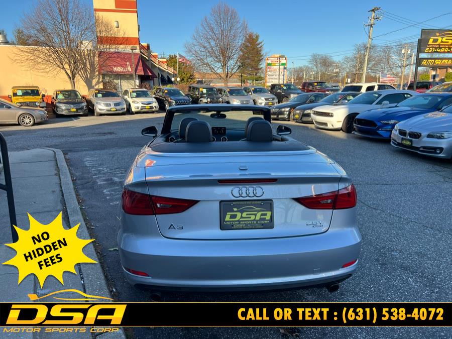 2015 Audi A3 2dr Cabriolet quattro 2.0T Premium, available for sale in Commack, New York | DSA Motor Sports Corp. Commack, New York 2015 Audi A3 2dr Cabriolet quattro 2.0T Premium, available for sale in Commack, New York | DSA Motor Sports Corp. Commack, New York