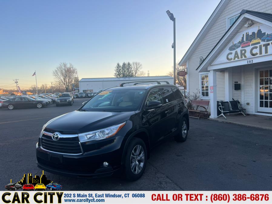 2015 Toyota Highlander AWD 4dr V6 XLE (Natl), available for sale in East Windsor, Connecticut | Car City LLC. East Windsor, Connecticut 2015 Toyota Highlander AWD 4dr V6 XLE (Natl), available for sale in East Windsor, Connecticut | Car City LLC. East Windsor, Connecticut