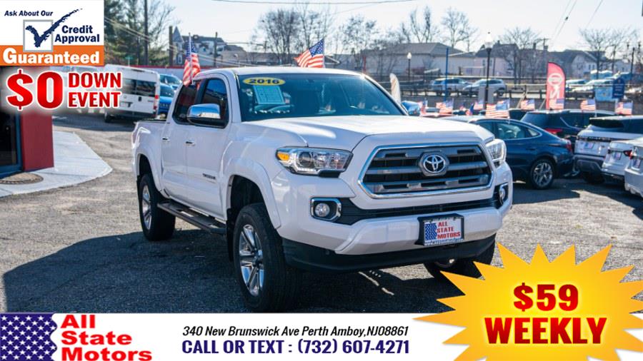 2016 Toyota Tacoma 4WD Double Cab V6 AT Limited (Natl), available for sale in Perth Amboy, New Jersey | All State Motor Inc. Perth Amboy, New Jersey 2016 Toyota Tacoma 4WD Double Cab V6 AT Limited (Natl), available for sale in Perth Amboy, New Jersey | All State Motor Inc. Perth Amboy, New Jersey