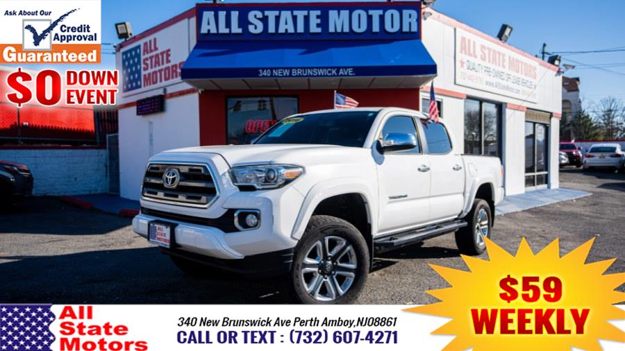 2016 Toyota Tacoma 4WD Double Cab V6 AT Limited (Natl), available for sale in Perth Amboy, New Jersey | All State Motor Inc. Perth Amboy, New Jersey 2016 Toyota Tacoma 4WD Double Cab V6 AT Limited (Natl), available for sale in Perth Amboy, New Jersey | All State Motor Inc. Perth Amboy, New Jersey