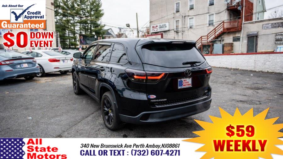 2019 Toyota Highlander LE V6 AWD (Natl), available for sale in Perth Amboy, New Jersey | All State Motor Inc. Perth Amboy, New Jersey 2019 Toyota Highlander LE V6 AWD (Natl), available for sale in Perth Amboy, New Jersey | All State Motor Inc. Perth Amboy, New Jersey