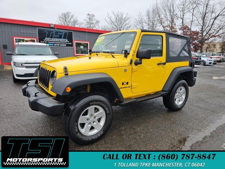 2008 Jeep Wrangler 4WD 2dr X, available for sale in Manchester, Connecticut | TSI Motorsports. Manchester, Connecticut