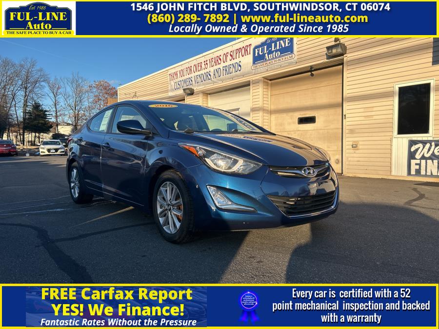 Used 2016 Hyundai Elantra in South Windsor , Connecticut | Ful-line Auto LLC. South Windsor , Connecticut