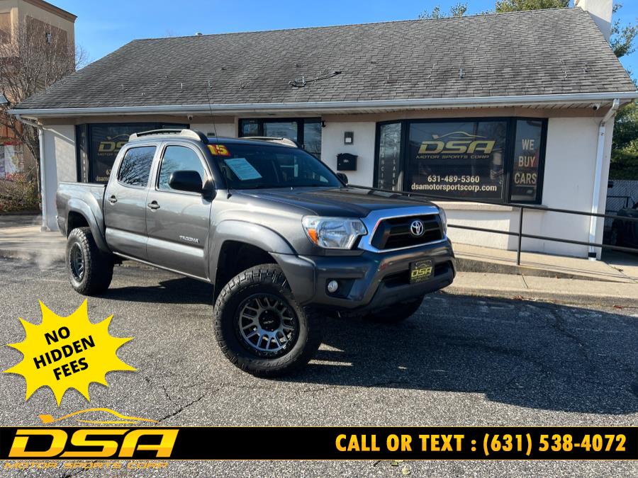 2015 Toyota Tacoma 4WD Double Cab V6 AT (Natl), available for sale in Commack, New York | DSA Motor Sports Corp. Commack, New York