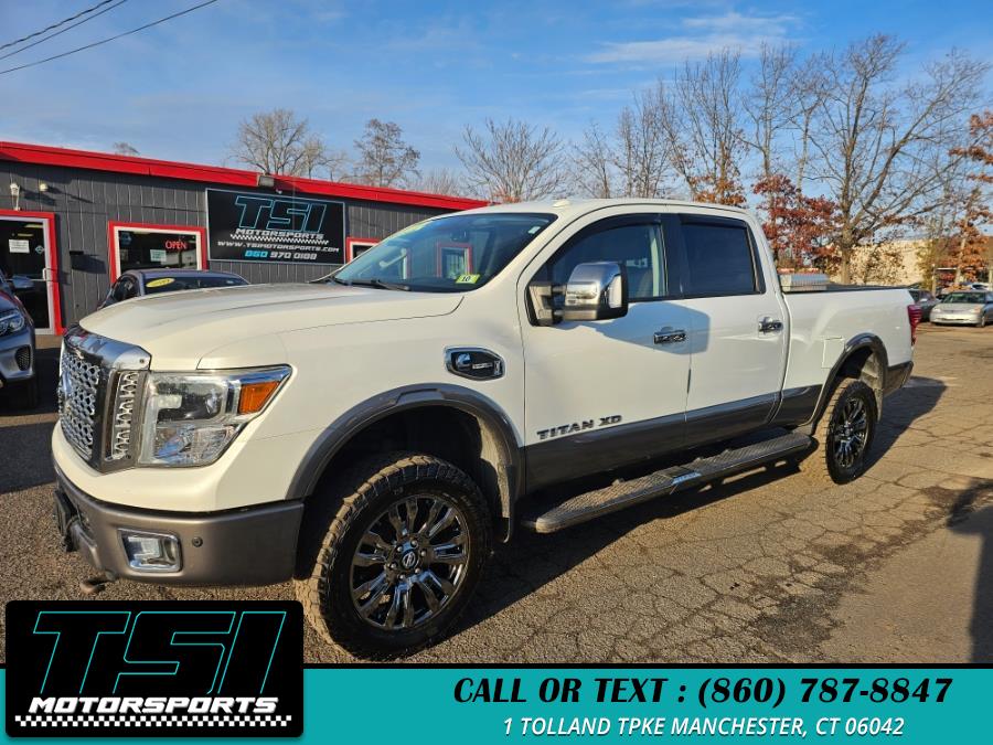 2016 Nissan Titan XD 4WD Crew Cab Platinum Reserve Diesel, available for sale in Manchester, Connecticut | TSI Motorsports. Manchester, Connecticut