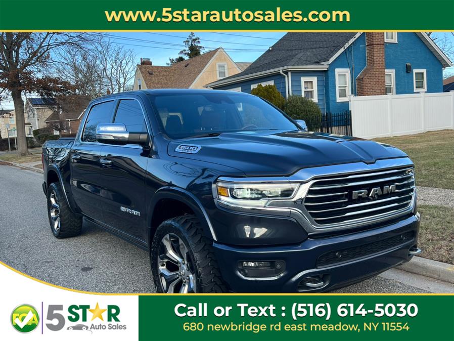 2019 Ram 1500 Laramie Longhorn 4x4 Crew Cab 5''7" Box, available for sale in East Meadow, New York | 5 Star Auto Sales Inc. East Meadow, New York