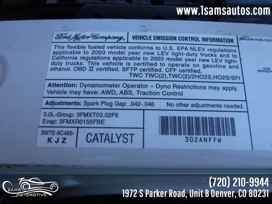 2003 Ford Ranger 4dr Supercab 3.0L Edge Plus, available for sale in Denver, Colorado | Sam's Automotive. Denver, Colorado 2003 Ford Ranger 4dr Supercab 3.0L Edge Plus, available for sale in Denver, Colorado | Sam's Automotive. Denver, Colorado