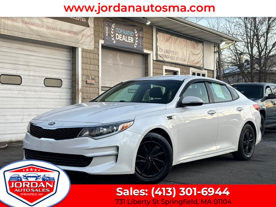 2016 Kia Optima 4dr Sdn LX, available for sale in Springfield, Massachusetts | Jordan Auto Sales. Springfield, Massachusetts 2016 Kia Optima 4dr Sdn LX, available for sale in Springfield, Massachusetts | Jordan Auto Sales. Springfield, Massachusetts