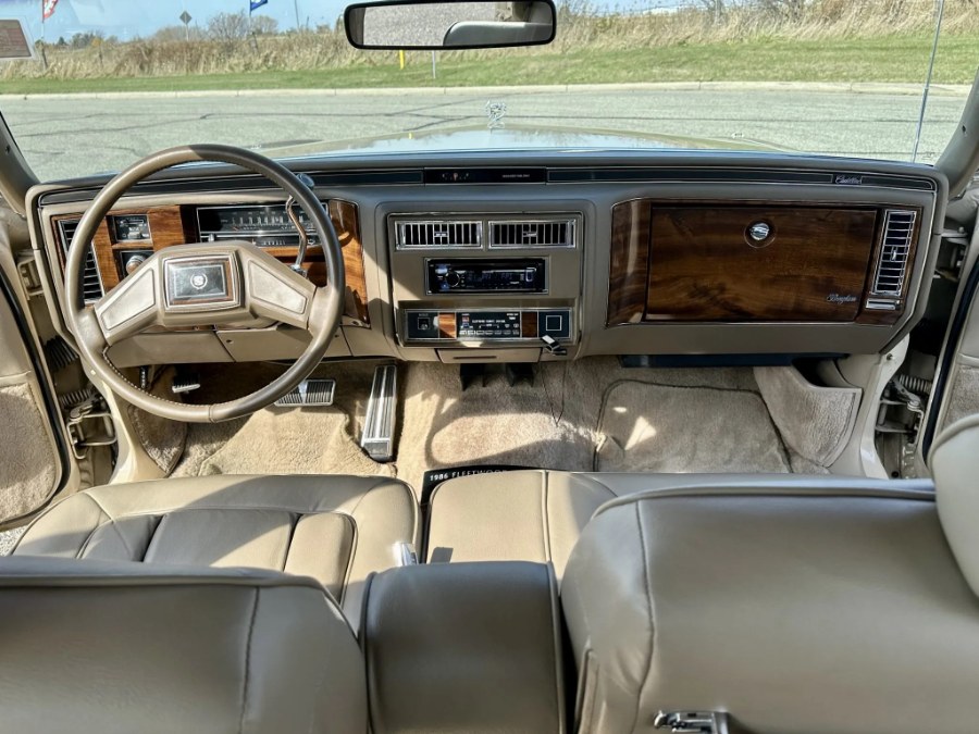1986 Cadillac Fleetwood Brougham 4dr Sedan, available for sale in Darien, Wisconsin | Geneva Motor Cars. Darien, Wisconsin 1986 Cadillac Fleetwood Brougham 4dr Sedan, available for sale in Darien, Wisconsin | Geneva Motor Cars. Darien, Wisconsin