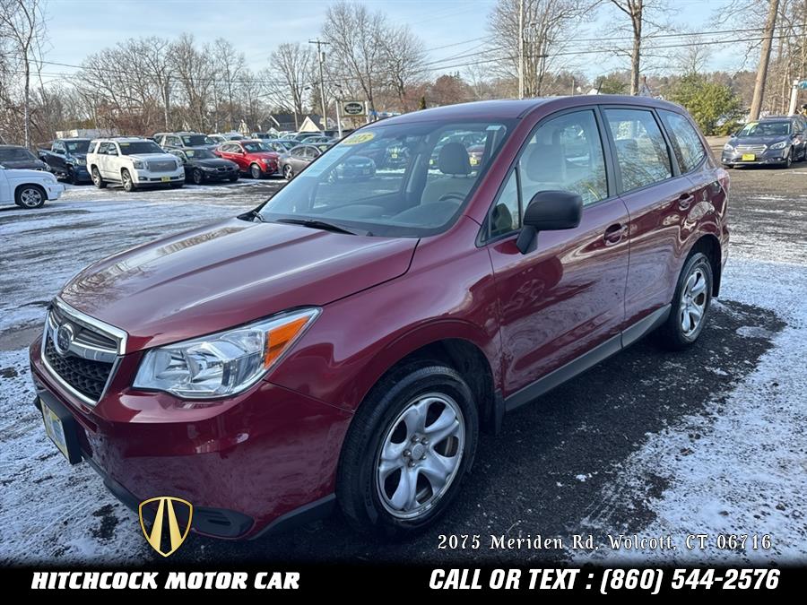 2015 Subaru Forester 2.5i, available for sale in Wolcott, Connecticut | Hitchcock Motor Car. Wolcott, Connecticut 2015 Subaru Forester 2.5i, available for sale in Wolcott, Connecticut | Hitchcock Motor Car. Wolcott, Connecticut