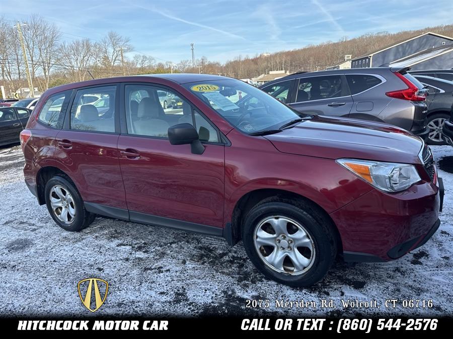 2015 Subaru Forester 2.5i, available for sale in Wolcott, Connecticut | Hitchcock Motor Car. Wolcott, Connecticut 2015 Subaru Forester 2.5i, available for sale in Wolcott, Connecticut | Hitchcock Motor Car. Wolcott, Connecticut