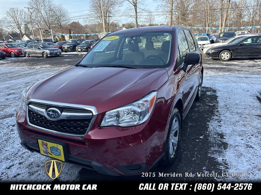 2015 Subaru Forester 2.5i, available for sale in Wolcott, Connecticut | Hitchcock Motor Car. Wolcott, Connecticut 2015 Subaru Forester 2.5i, available for sale in Wolcott, Connecticut | Hitchcock Motor Car. Wolcott, Connecticut