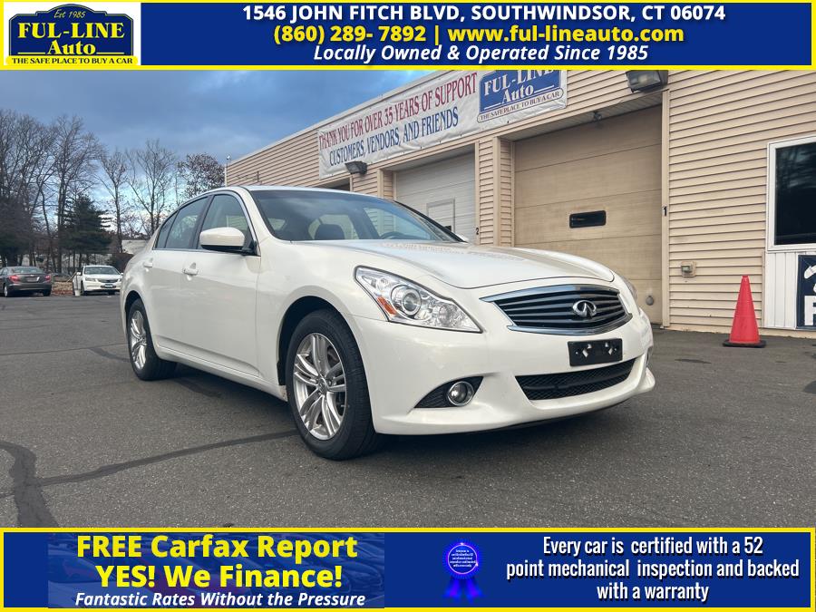 Used 2013 INFINITI G37 Sedan in South Windsor , Connecticut | Ful-line Auto LLC. South Windsor , Connecticut