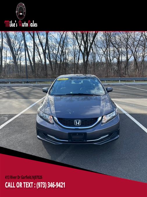 2015 Honda Civic Sedan 4dr CVT LX, available for sale in Garfield, New Jersey | Mikes Auto Sales LLC. Garfield, New Jersey 2015 Honda Civic Sedan 4dr CVT LX, available for sale in Garfield, New Jersey | Mikes Auto Sales LLC. Garfield, New Jersey