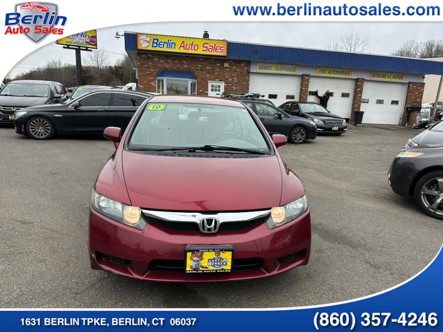2010 Honda Civic Sdn 4dr Auto LX, available for sale in Berlin, Connecticut | Berlin Auto Sales LLC. Berlin, Connecticut 2010 Honda Civic Sdn 4dr Auto LX, available for sale in Berlin, Connecticut | Berlin Auto Sales LLC. Berlin, Connecticut