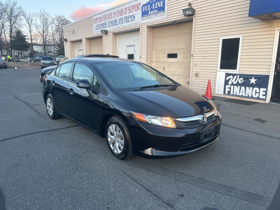 2012 Honda Civic Sdn 4dr Auto LX, available for sale in South Windsor , Connecticut | Ful-line Auto LLC. South Windsor , Connecticut 2012 Honda Civic Sdn 4dr Auto LX, available for sale in South Windsor , Connecticut | Ful-line Auto LLC. South Windsor , Connecticut