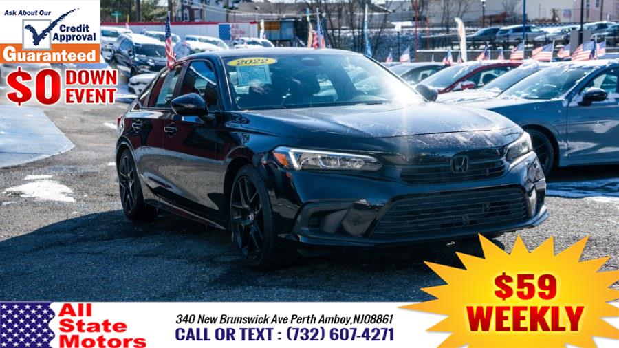 2022 Honda Civic Sedan Sport CVT, available for sale in Perth Amboy, New Jersey | All State Motor Inc. Perth Amboy, New Jersey 2022 Honda Civic Sedan Sport CVT, available for sale in Perth Amboy, New Jersey | All State Motor Inc. Perth Amboy, New Jersey