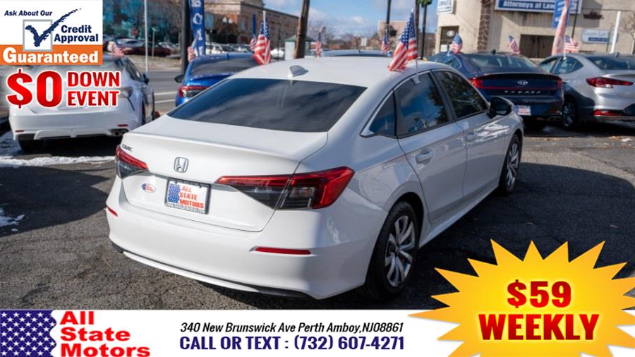 2022 Honda Civic Sedan LX CVT, available for sale in Perth Amboy, New Jersey | All State Motor Inc. Perth Amboy, New Jersey 2022 Honda Civic Sedan LX CVT, available for sale in Perth Amboy, New Jersey | All State Motor Inc. Perth Amboy, New Jersey