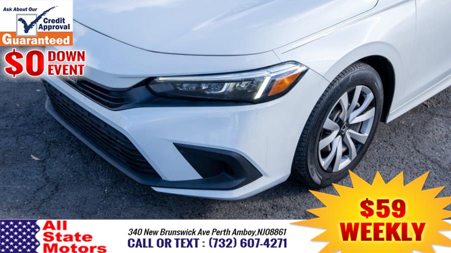 2022 Honda Civic Sedan LX CVT, available for sale in Perth Amboy, New Jersey | All State Motor Inc. Perth Amboy, New Jersey 2022 Honda Civic Sedan LX CVT, available for sale in Perth Amboy, New Jersey | All State Motor Inc. Perth Amboy, New Jersey