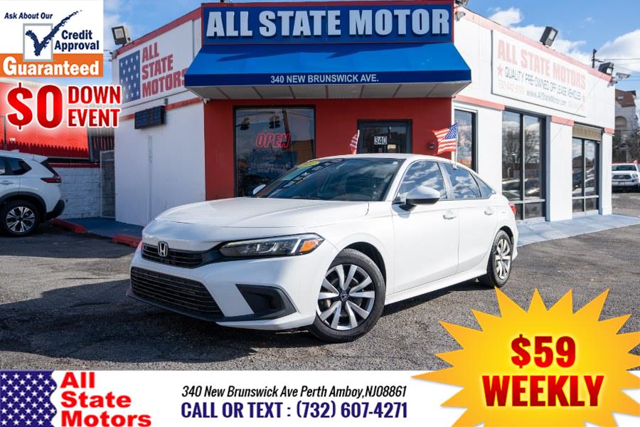 2022 Honda Civic Sedan LX CVT, available for sale in Perth Amboy, New Jersey | All State Motor Inc. Perth Amboy, New Jersey 2022 Honda Civic Sedan LX CVT, available for sale in Perth Amboy, New Jersey | All State Motor Inc. Perth Amboy, New Jersey