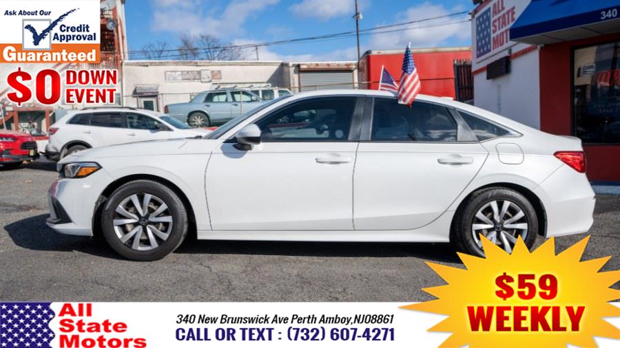 2022 Honda Civic Sedan LX CVT, available for sale in Perth Amboy, New Jersey | All State Motor Inc. Perth Amboy, New Jersey 2022 Honda Civic Sedan LX CVT, available for sale in Perth Amboy, New Jersey | All State Motor Inc. Perth Amboy, New Jersey