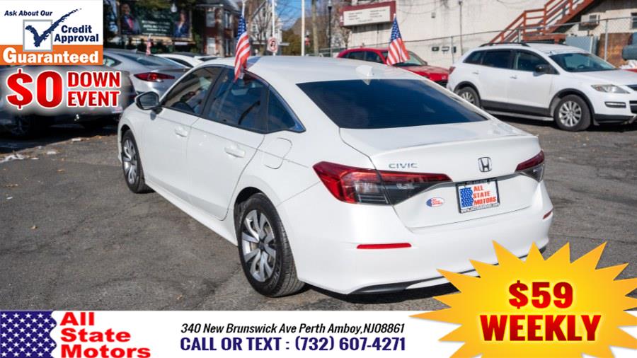 2022 Honda Civic Sedan LX CVT, available for sale in Perth Amboy, New Jersey | All State Motor Inc. Perth Amboy, New Jersey 2022 Honda Civic Sedan LX CVT, available for sale in Perth Amboy, New Jersey | All State Motor Inc. Perth Amboy, New Jersey