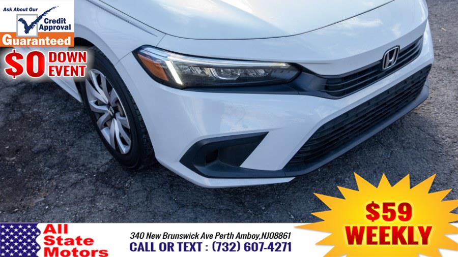 2022 Honda Civic Sedan LX CVT, available for sale in Perth Amboy, New Jersey | All State Motor Inc. Perth Amboy, New Jersey 2022 Honda Civic Sedan LX CVT, available for sale in Perth Amboy, New Jersey | All State Motor Inc. Perth Amboy, New Jersey
