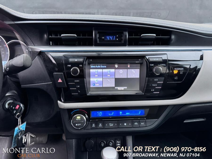 2016 Toyota Corolla 4dr Sdn Auto L (Natl), available for sale in Newark, New Jersey | Monte Carlo Car Club llc. Newark, New Jersey 2016 Toyota Corolla 4dr Sdn Auto L (Natl), available for sale in Newark, New Jersey | Monte Carlo Car Club llc. Newark, New Jersey