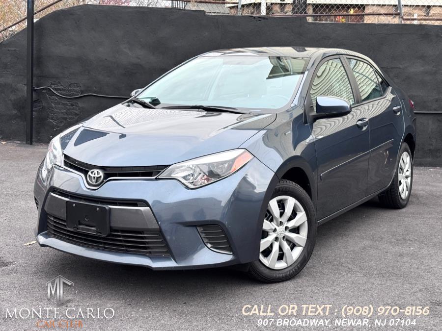 2016 Toyota Corolla 4dr Sdn Auto L (Natl), available for sale in Newark, New Jersey | Monte Carlo Car Club llc. Newark, New Jersey 2016 Toyota Corolla 4dr Sdn Auto L (Natl), available for sale in Newark, New Jersey | Monte Carlo Car Club llc. Newark, New Jersey