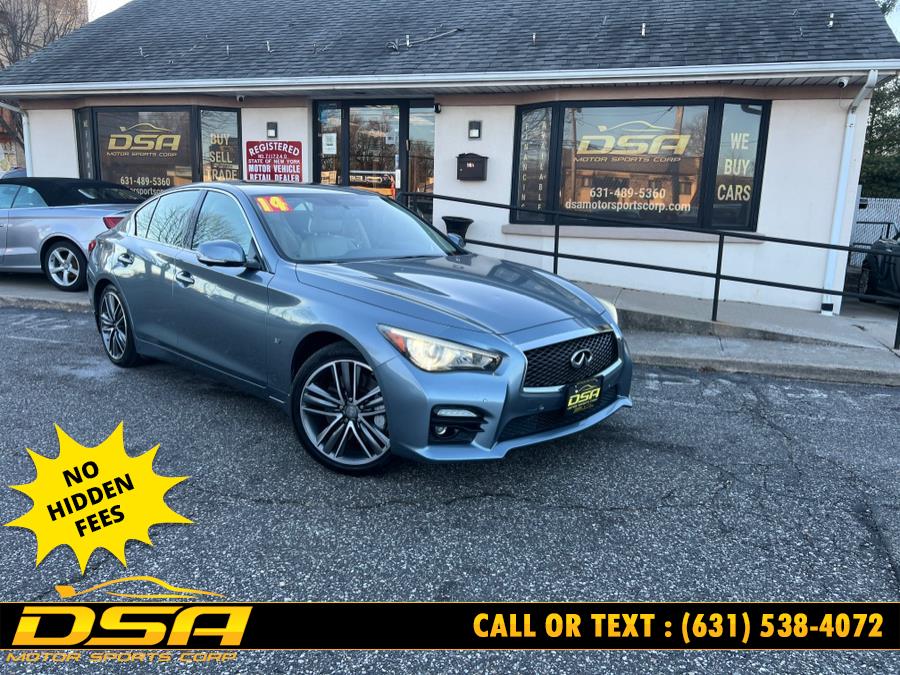 2014 INFINITI Q50 S 4dr Sdn Premium AWD, available for sale in Commack, New York | DSA Motor Sports Corp. Commack, New York