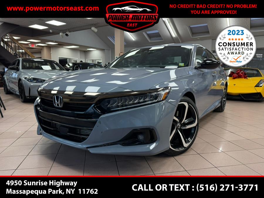 2022 Honda Accord Sedan Sport 1.5T CVT, available for sale in Massapequa Park, New York | Power Motors East. Massapequa Park, New York