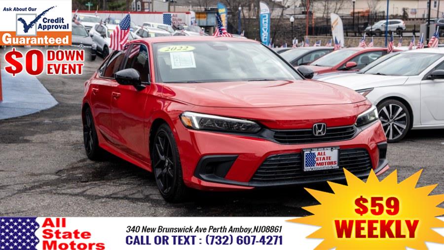 2022 Honda Civic Sedan Sport CVT, available for sale in Perth Amboy, New Jersey | All State Motor Inc. Perth Amboy, New Jersey 2022 Honda Civic Sedan Sport CVT, available for sale in Perth Amboy, New Jersey | All State Motor Inc. Perth Amboy, New Jersey