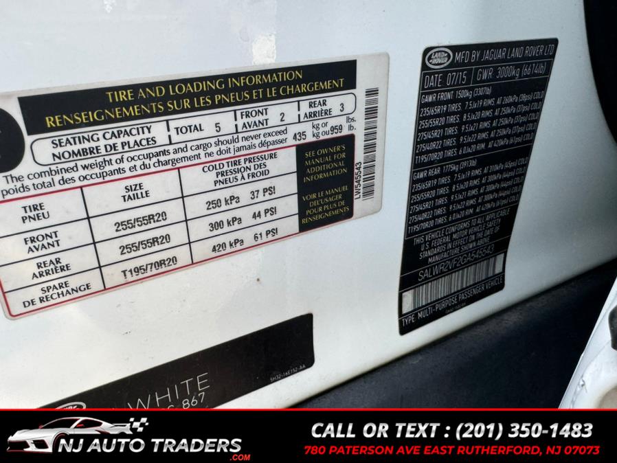 2016 Land Rover Range Rover Sport 4WD 4dr V6 HSE, available for sale in East Rutherford, New Jersey | NJ Auto Traders. East Rutherford, New Jersey 2016 Land Rover Range Rover Sport 4WD 4dr V6 HSE, available for sale in East Rutherford, New Jersey | NJ Auto Traders. East Rutherford, New Jersey