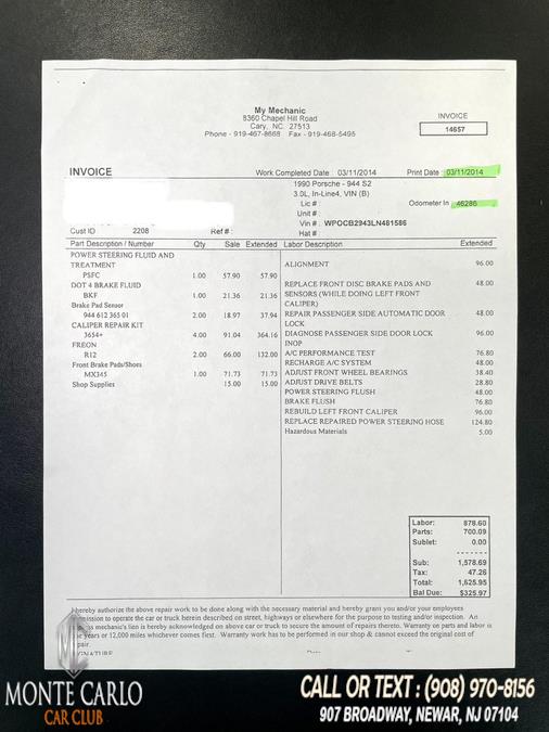 1990 Porsche 944 S2 2dr Coupe Cabriolet, available for sale in Newark, New Jersey | Monte Carlo Car Club llc. Newark, New Jersey 1990 Porsche 944 S2 2dr Coupe Cabriolet, available for sale in Newark, New Jersey | Monte Carlo Car Club llc. Newark, New Jersey