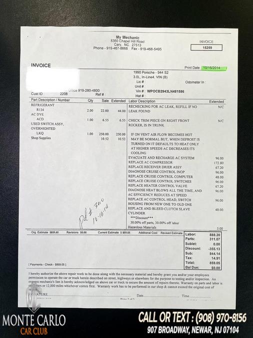 1990 Porsche 944 S2 2dr Coupe Cabriolet, available for sale in Newark, New Jersey | Monte Carlo Car Club llc. Newark, New Jersey 1990 Porsche 944 S2 2dr Coupe Cabriolet, available for sale in Newark, New Jersey | Monte Carlo Car Club llc. Newark, New Jersey