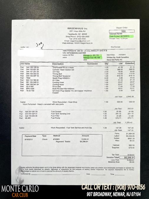 1990 Porsche 944 S2 2dr Coupe Cabriolet, available for sale in Newark, New Jersey | Monte Carlo Car Club llc. Newark, New Jersey 1990 Porsche 944 S2 2dr Coupe Cabriolet, available for sale in Newark, New Jersey | Monte Carlo Car Club llc. Newark, New Jersey