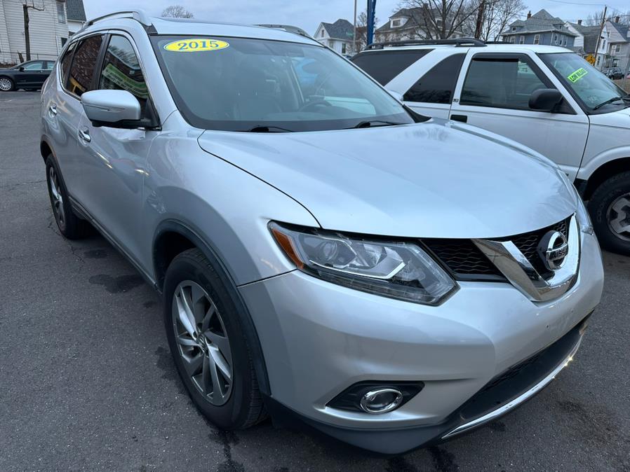 2015 Nissan Rogue AWD 4dr SL, available for sale in New Britain, Connecticut | Central Auto Sales & Service. New Britain, Connecticut