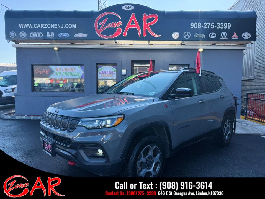 2022 Jeep Compass Trailhawk 4x4, available for sale in Linden, New Jersey | Car Zone. Linden, New Jersey