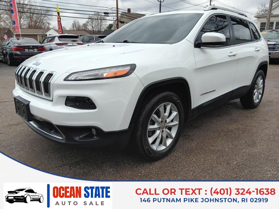 2015 Jeep Cherokee 4WD 4dr Limited, available for sale in Johnston, Rhode Island | Ocean State Auto Sales. Johnston, Rhode Island