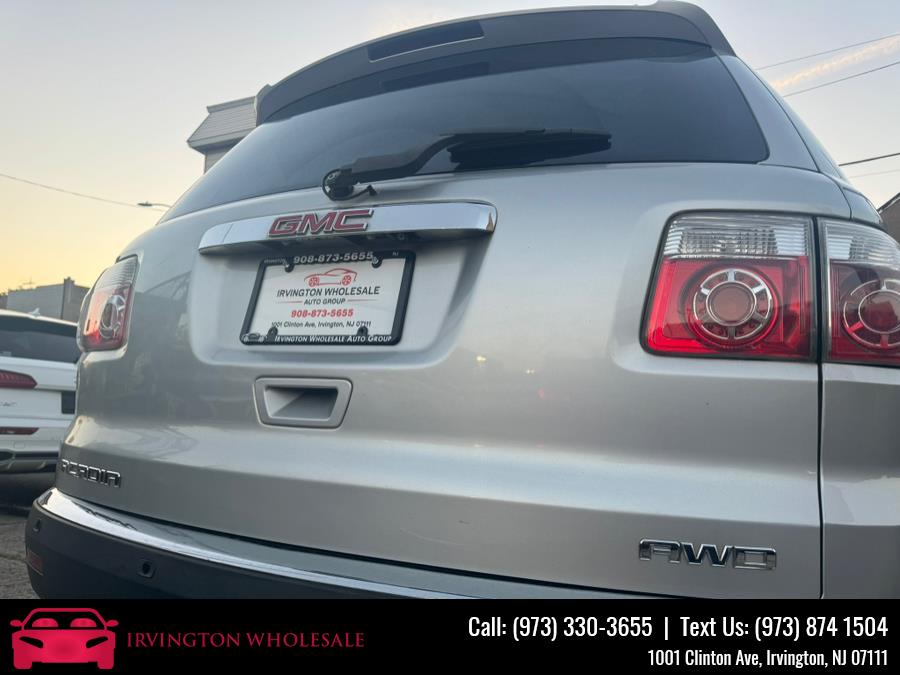 2012 GMC Acadia AWD 4dr SLE, available for sale in Irvington, New Jersey | Irvington Wholesale Group. Irvington, New Jersey 2012 GMC Acadia AWD 4dr SLE, available for sale in Irvington, New Jersey | Irvington Wholesale Group. Irvington, New Jersey
