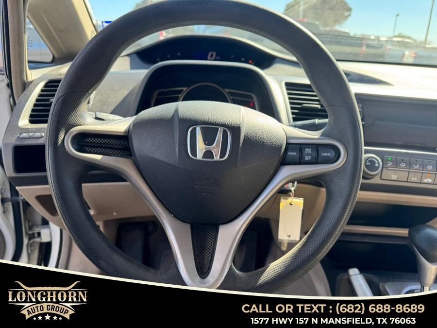2009 Honda Civic Sdn 4dr Auto LX, available for sale in Mansfield, Texas | Longhorn Auto Group. Mansfield, Texas 2009 Honda Civic Sdn 4dr Auto LX, available for sale in Mansfield, Texas | Longhorn Auto Group. Mansfield, Texas