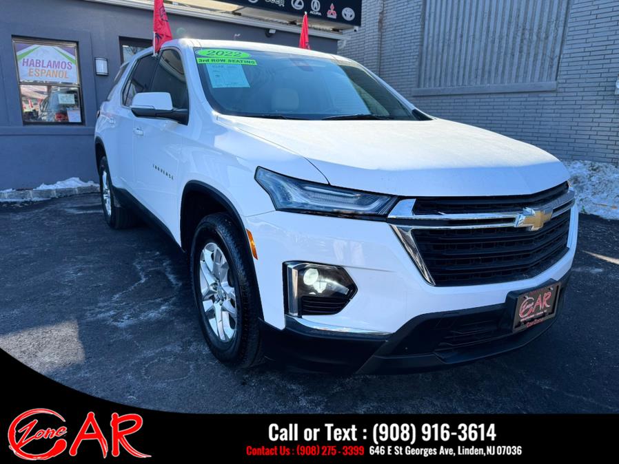 2022 Chevrolet Traverse FWD 4dr LS w/1FL, available for sale in Linden, New Jersey | Car Zone. Linden, New Jersey 2022 Chevrolet Traverse FWD 4dr LS w/1FL, available for sale in Linden, New Jersey | Car Zone. Linden, New Jersey