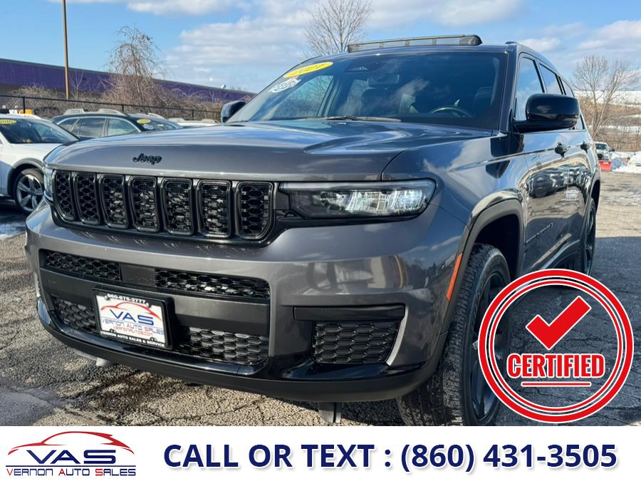 Used 2021 Jeep Grand Cherokee L in Manchester, Connecticut | Vernon Auto Sale & Service. Manchester, Connecticut