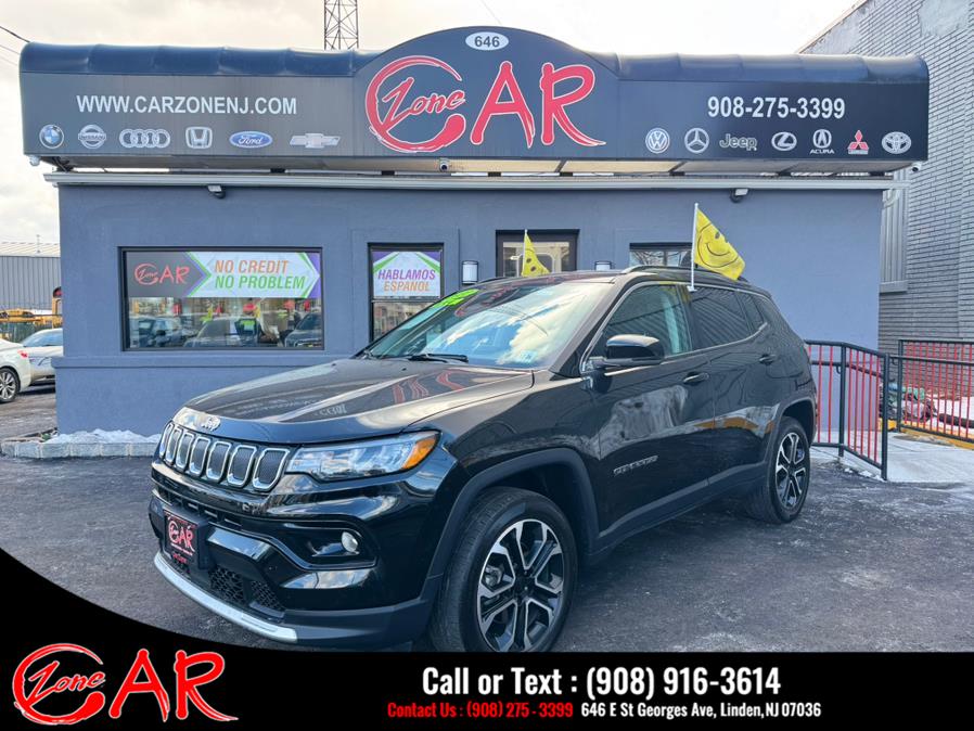 2022 Jeep Compass High Altitude 4x4, available for sale in Linden, New Jersey | Car Zone. Linden, New Jersey